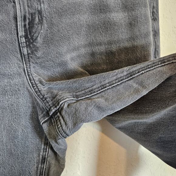 American Eagle High Rise Relaxed Straight Jeans Plus Size 18 Casual Neutral - Picture 6 of 13